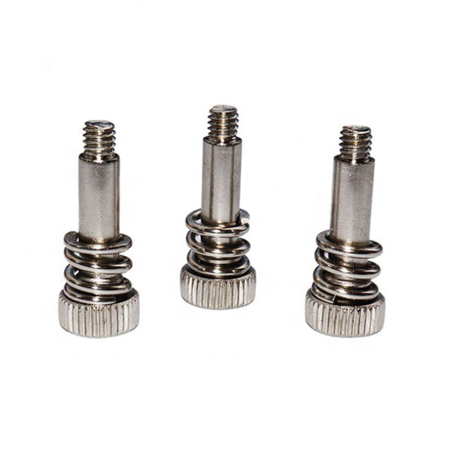 Dongguan Non-standard Custom Spring Radiator Knurled Step Screw Hand Step Fastening M3M4M5 Smart Gear Titanium Car Parts