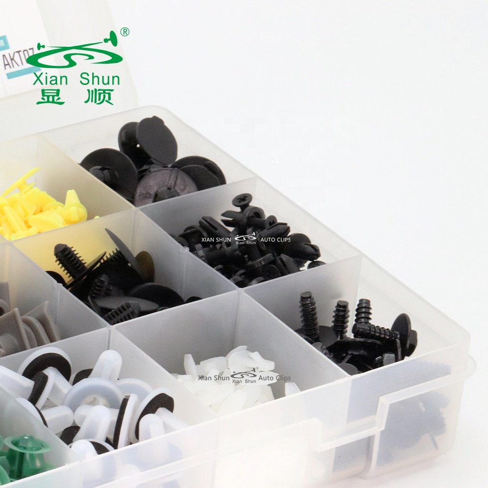 XianShun 660pcs Assortment Kits Car Fastener Clips for Mazda3 Mazda 3 Axela 2016-present Universal Car Repair Assorted kit