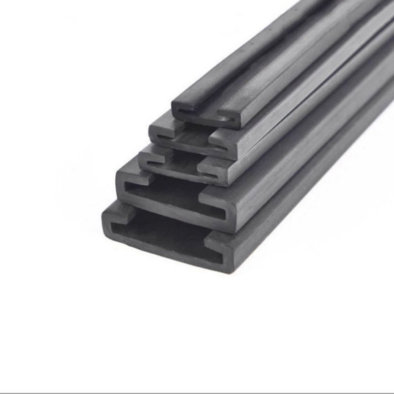 C shaped Automobile oil-resistant tank Silicone SR NBR SBR Extruded band clamp groove seal strips