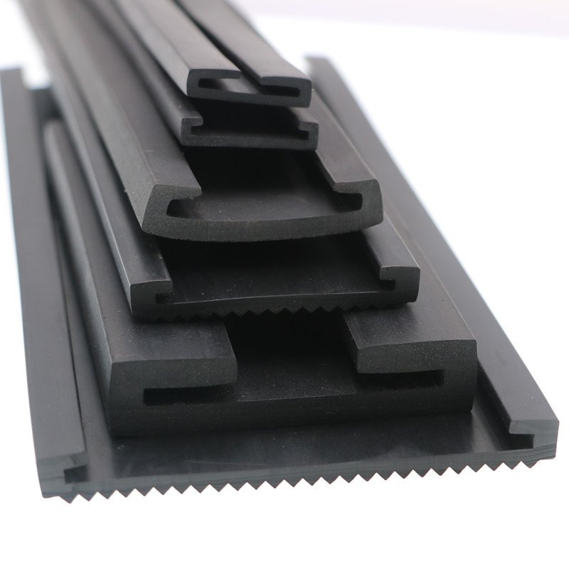 C shaped Automobile oil-resistant tank Silicone SR NBR SBR Extruded band clamp groove seal strips