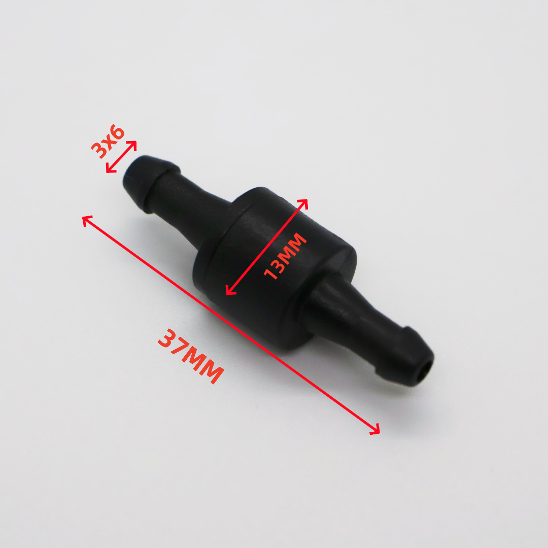 Manufacturing High Quality Non-Return Plastic One Way Valve Windshield Washer Water Stop Valve