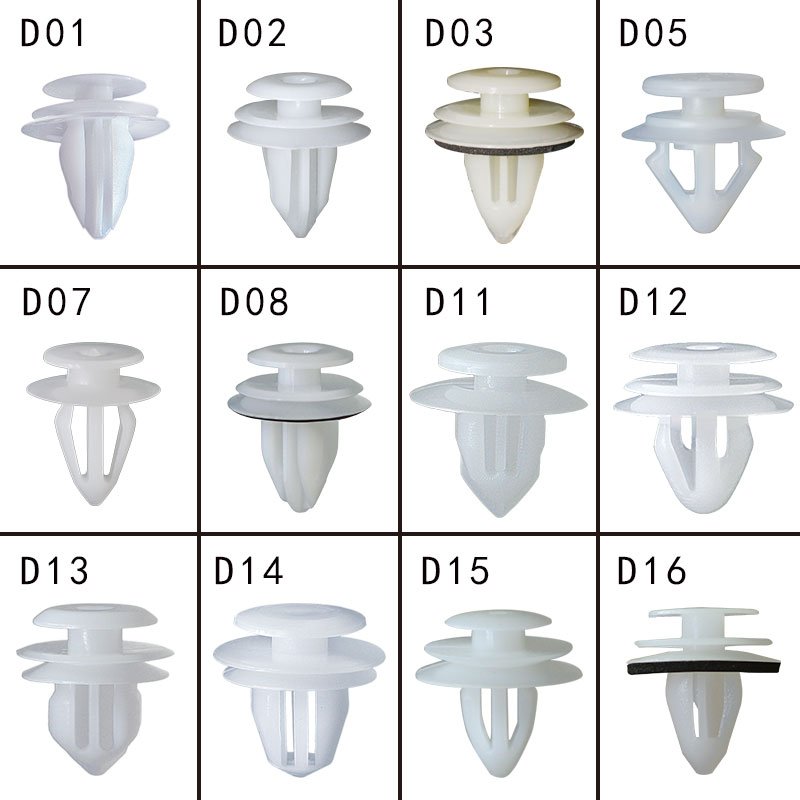 D662 China Manufacture Automotive Plastic Fasteners Door Panel Clips