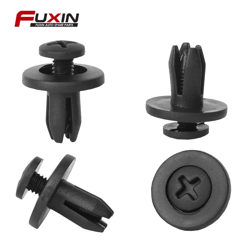 6 Size Auto Fastener Clips Vehicle Retainer Rivet Door Panel Fender Liner Bumper Fender Trim Plastic Mixed Car Clips