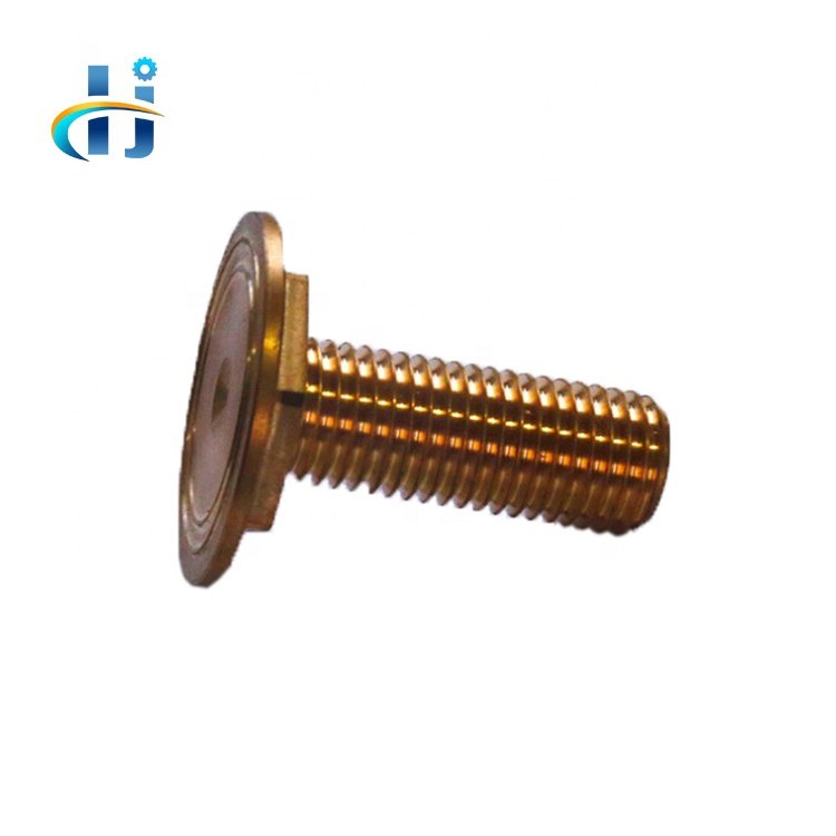 Custom Brass Die Casting Fastener Copper Bolt Nut CNC Lathe Turning Machining Bolt And Nut For Cnc Lathe Bronze Die Castings