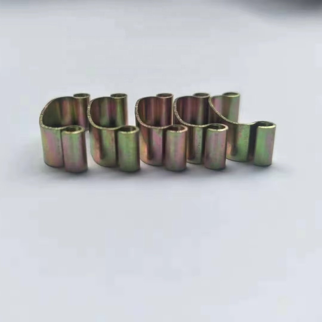 Customized Auto Steel Stamping Parts Hardware Fastener Air Filter Spring Clips Clamps Pipe Clamp for Stamping Parts