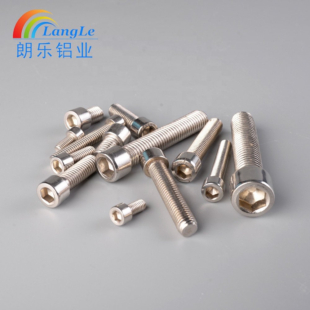 Langle Furniture Screws Bolts Hexagonal Bolt Fasteners Hexagonal Full Thread Screws M4/M5/M6/M8/M10/M12 Hexagonal Head Screws
