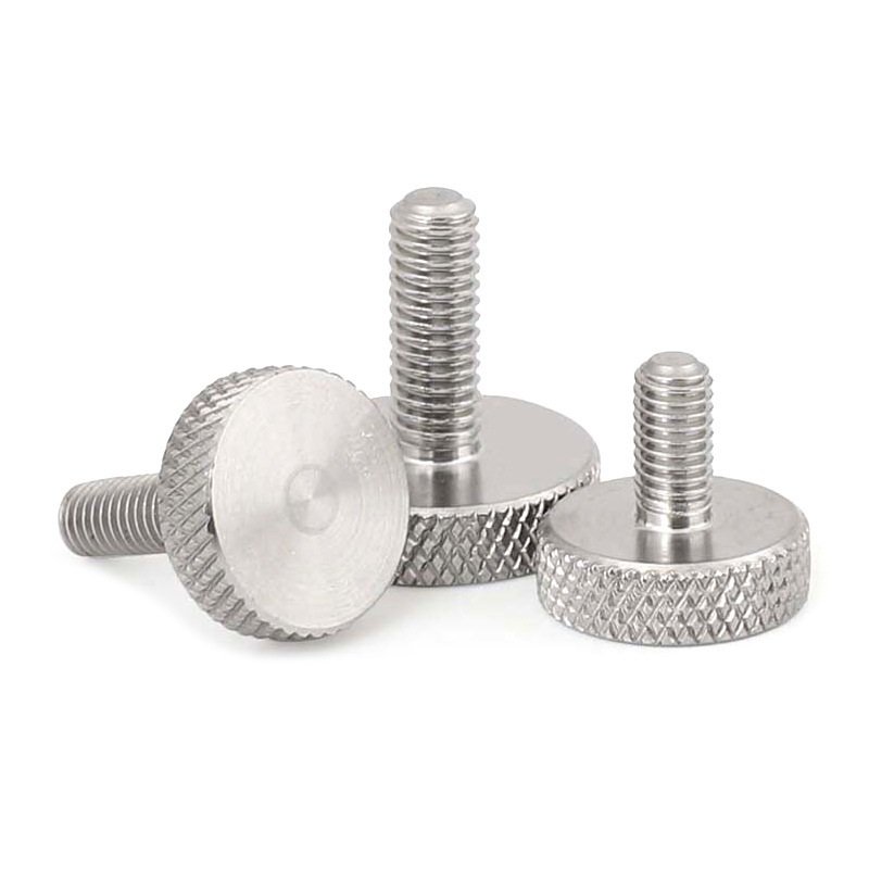 Custom Stainless Steel Brass Aluminum Knurled Thumb Screw DIn 465 ShoulderThumb Screw Hardware Fastener With Factory Prices