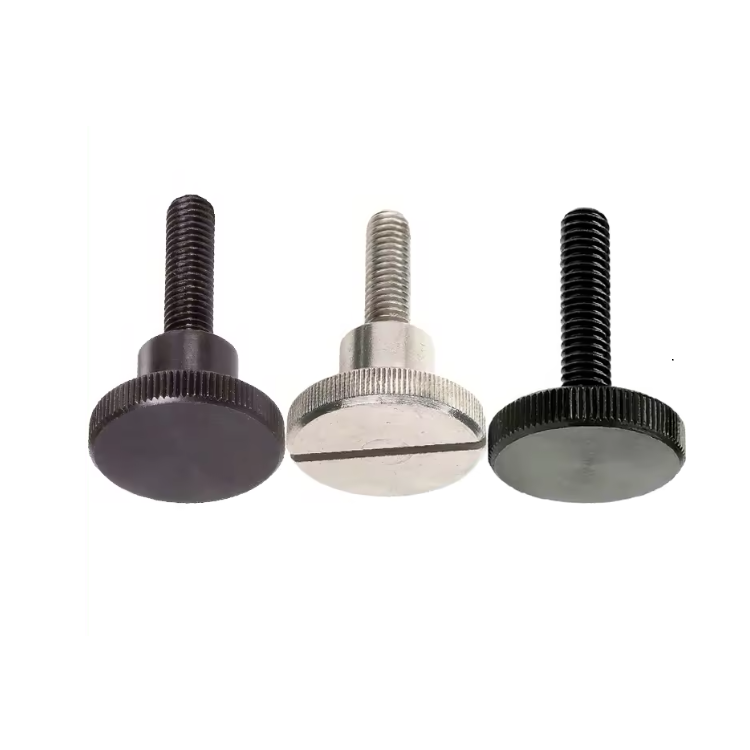 Custom Stainless Steel Brass Aluminum Knurled Thumb Screw DIn 465 ShoulderThumb Screw Hardware Fastener With Factory Prices