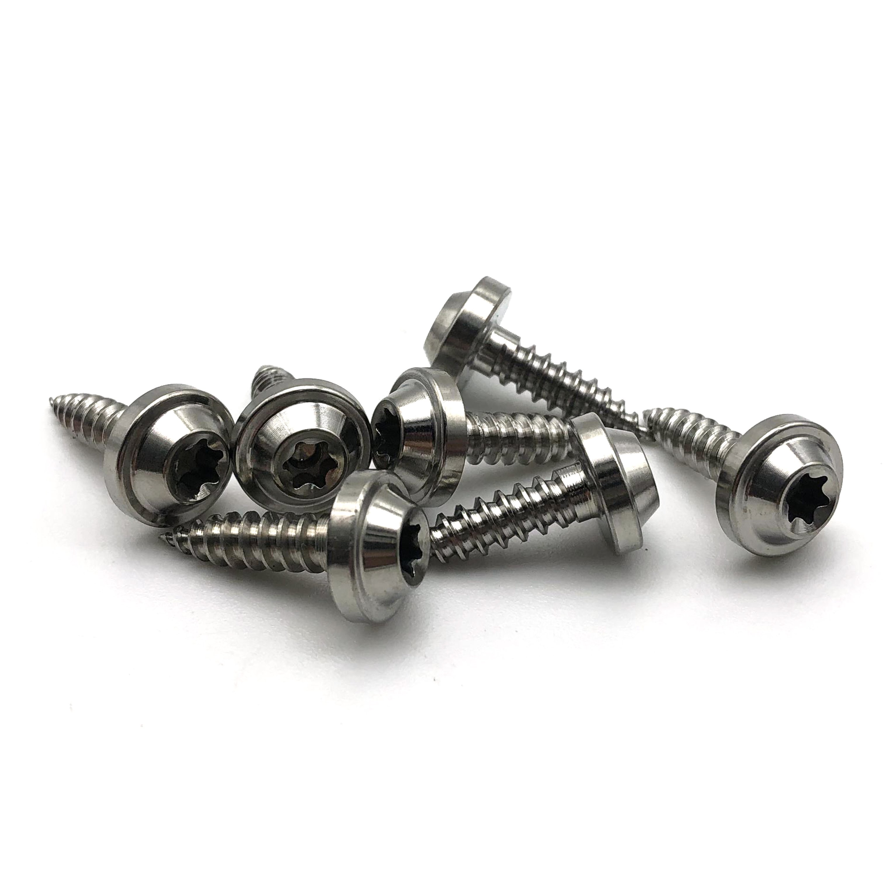 China Wholesale CNC Anodized Fasteners Titanium M3 M4 Hex Head Hexagon Socket Self Tapping Wood Screw