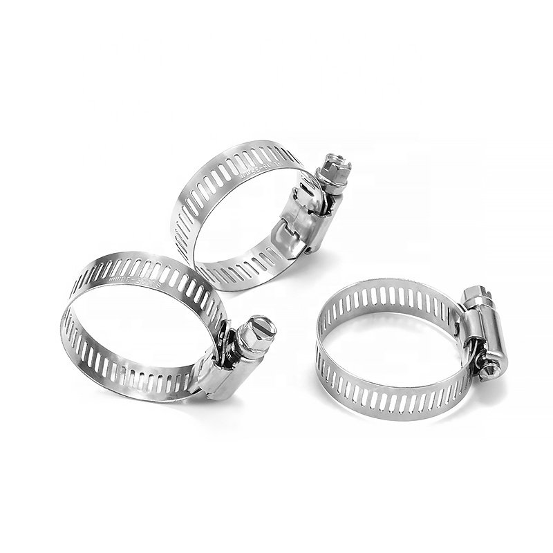 Professional production 304 material clamps Firm fastening Hose clamp for Automobile oil circuit,waste pipe