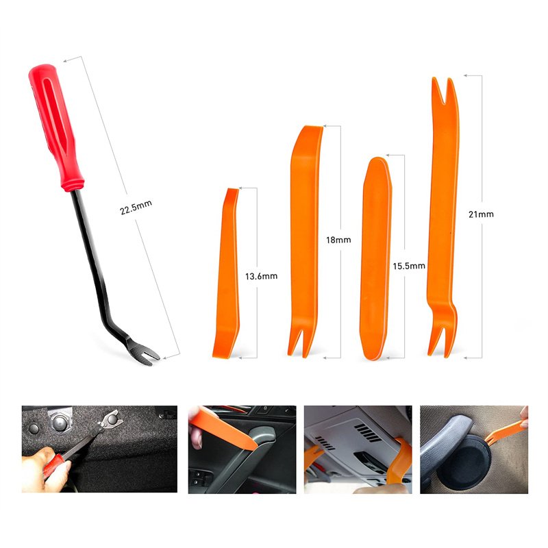 380Pcs Car Plastic Automotive Push Retainer Door Panel Trim Clips Kit Auto Body Fasteners Assortment Fender Rivet Bumper Set