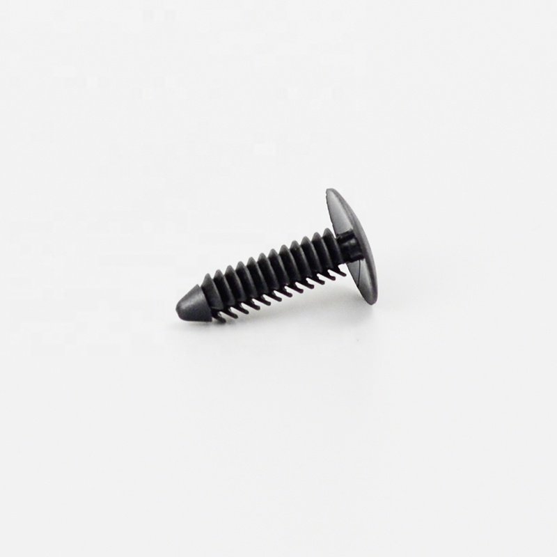 push-in rivet black plastic nylon push rivets fastener self locking rivets access barbed push fasteners