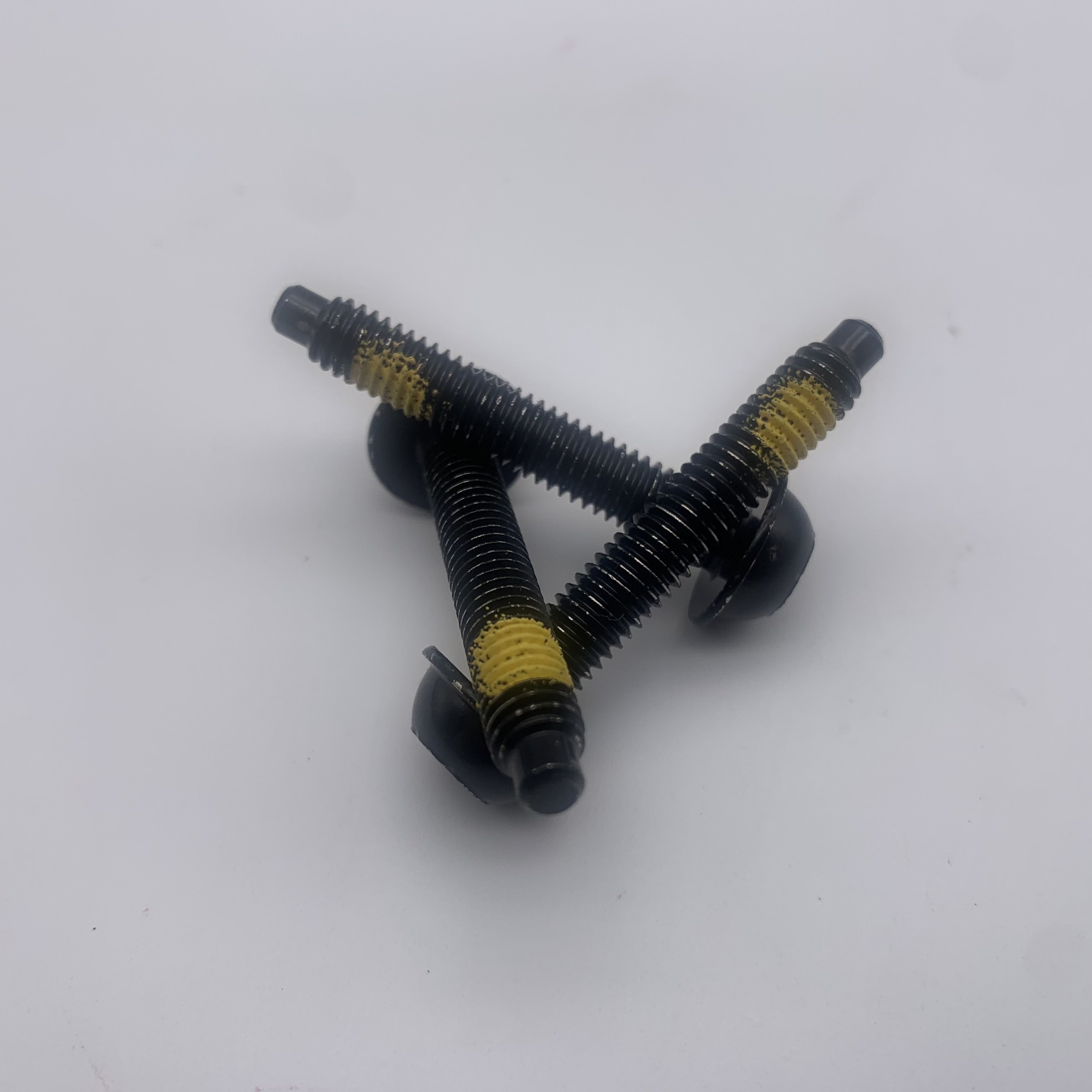 Auto Universal Parts Bumper Fender Holes Fasteners Stainless SS304 Electrophoresis Black Plum Blossom Round Washer Head Screws