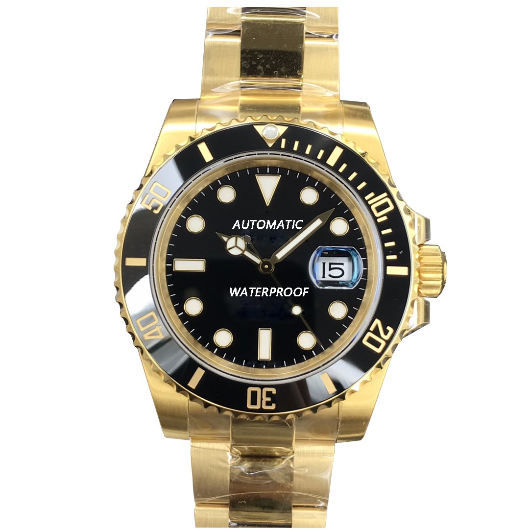 Super Clone Luxury High Quality Wholesale 3A Material Glow-in-the-dark Steel Band Automatic Watch Designer Watch Montre Custom