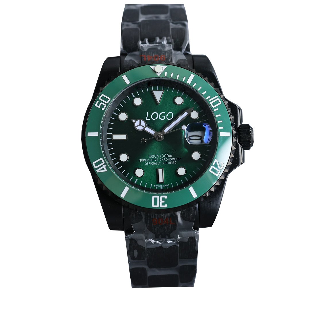 Super Clone Luxury High Quality Wholesale 3A Material Glow-in-the-dark Steel Band Automatic Watch Designer Watch Montre Custom