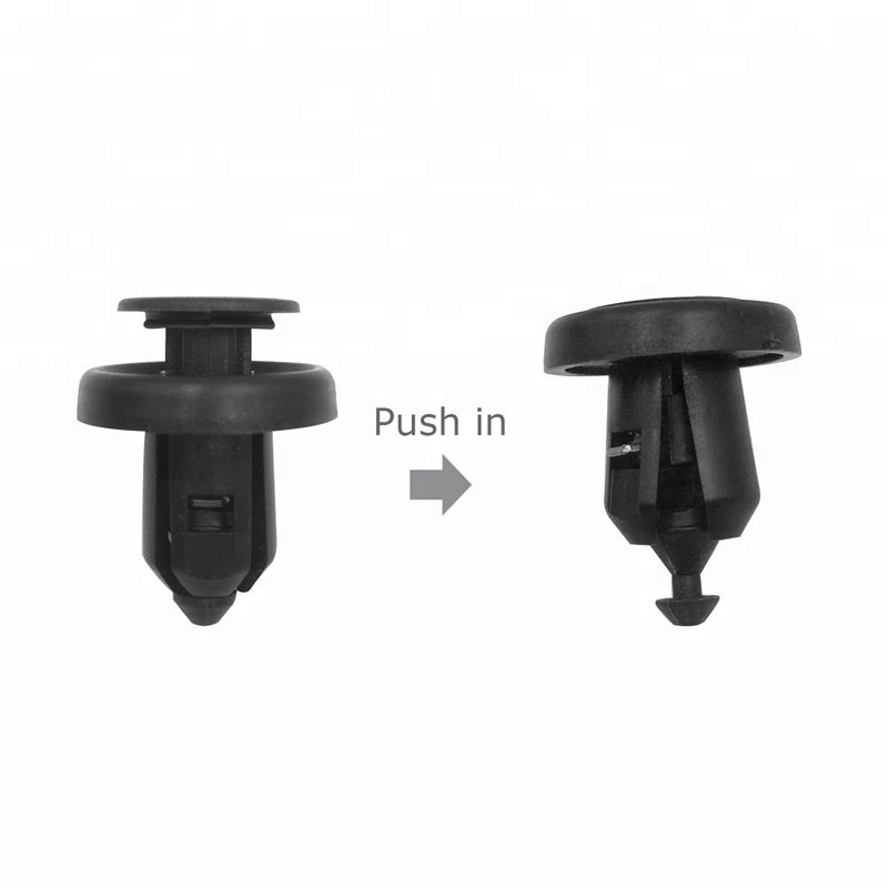 91505-S9A-003 Black Nylon POM PP Front Bumper Plastic Fastener And Retainers Clips For Japanese Car Auto Automotive