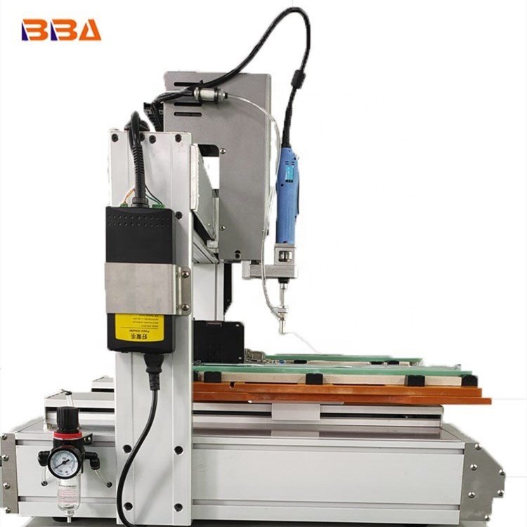 BBA Desktop Pick & Place Type Feeding Single Head Dual Rail Robotic Screw Fastening Machine