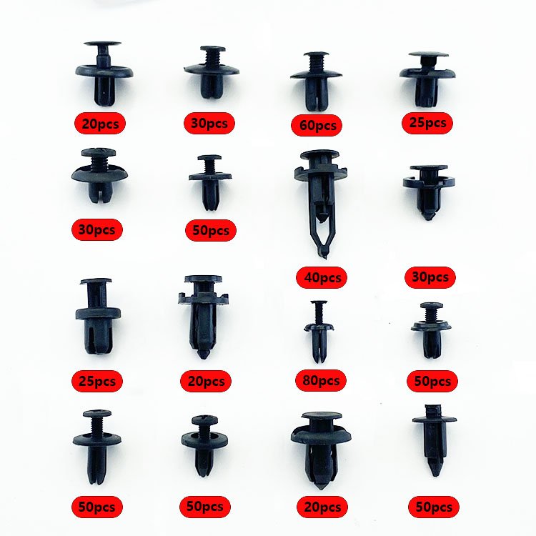 630 Pcs Car Retainer Hot Sale Car Retainer Clips Most Popular Sizes Auto Push Pin Clip Fastener Windscreen Car Clips Fasteners