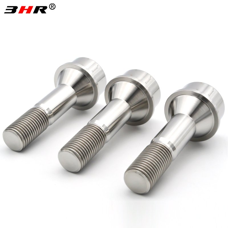 3HR Gr.5 Titanium Light and High Strength Torx Socket Anti-Theft Wheel Bolt Titanium Bolts for Ferrari