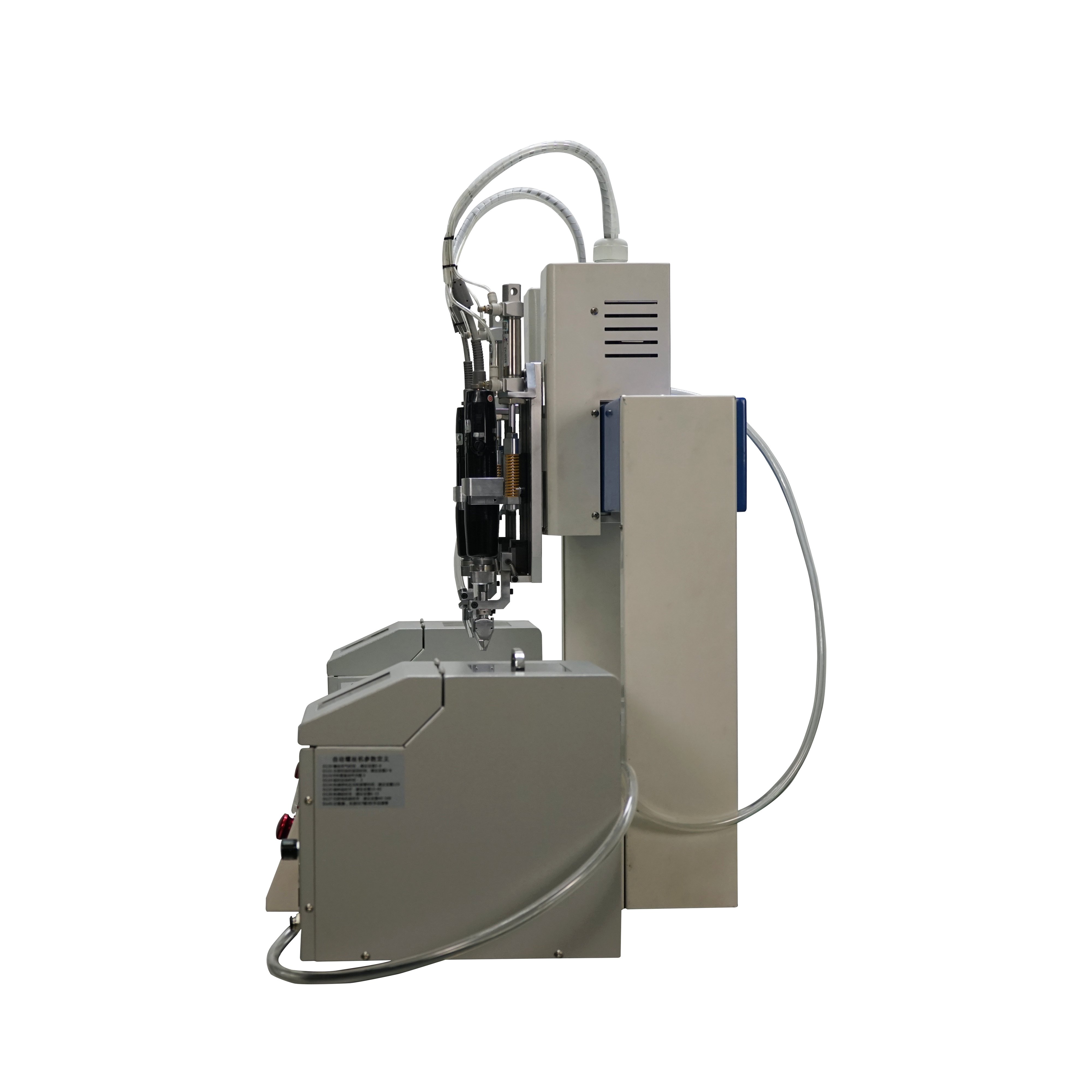 Benchtop Automatic Locking Screw Driving Machine With Double Head and Double Platform Blowing type screw fastening machine
