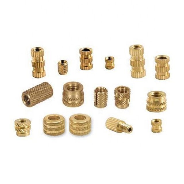 best quality high pressure split countersunk Brass Inserts Fasteners Manufacturer in india auto parts polished