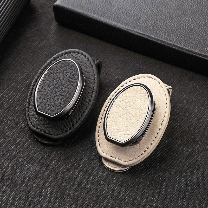 Universal Car Sun Visor Glasses Clip Card Leather Metal Eyeglasses Ticket Sunglasses Holder Clips Auto Interior Accessories