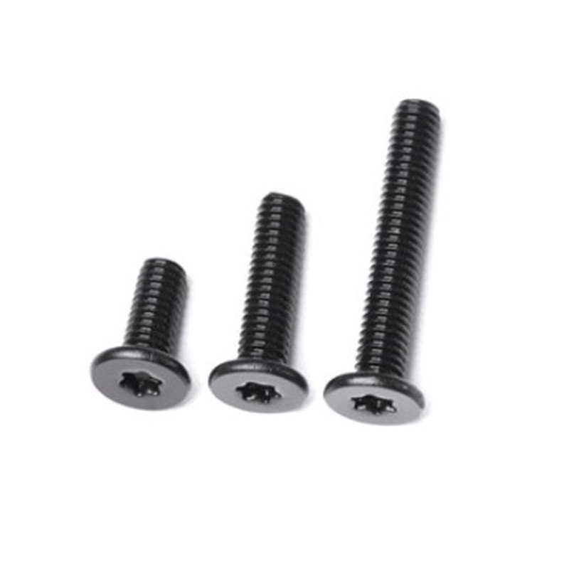 Factory Fastener Manufacturer M1.6 M2 M2.5 M3 M4 M5 M6 M8 Stainless Steel Black Torx Flat Thin Head Screws & Nut