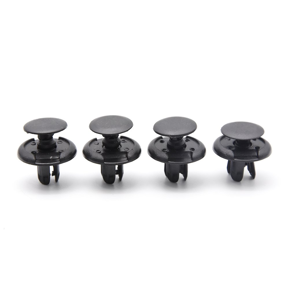 50pcs Auto Bumper Fastener 8mm 6MM Hole Rivet Retainer Push Engine Cover Car Door Trim Panel Clip Fasteners for Toyota for BMW