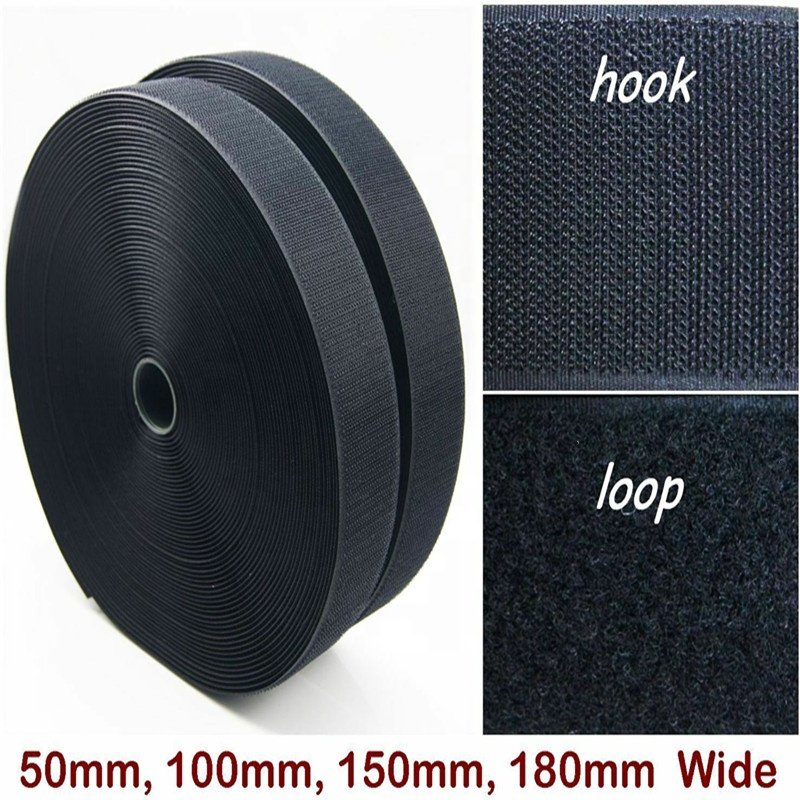 Different Colors Customized Hook And Loop Strap Auto Hook And Loop Bandage Reusable Fastening Tape Roll 2 Inch Fastener Tape