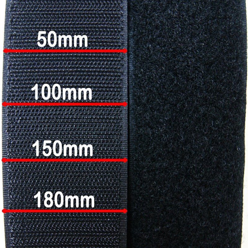 Different Colors Customized Hook And Loop Strap Auto Hook And Loop Bandage Reusable Fastening Tape Roll 2 Inch Fastener Tape