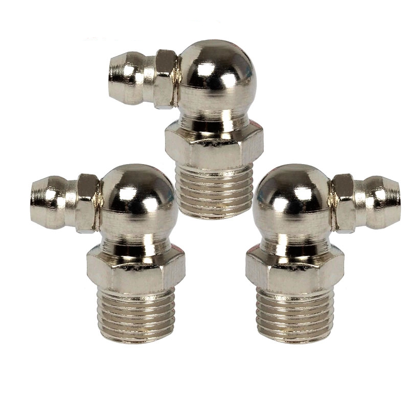 High Quality Factory Price Free Sample Grease Fitting Steel Zinc Plated Straight Grease Nipple