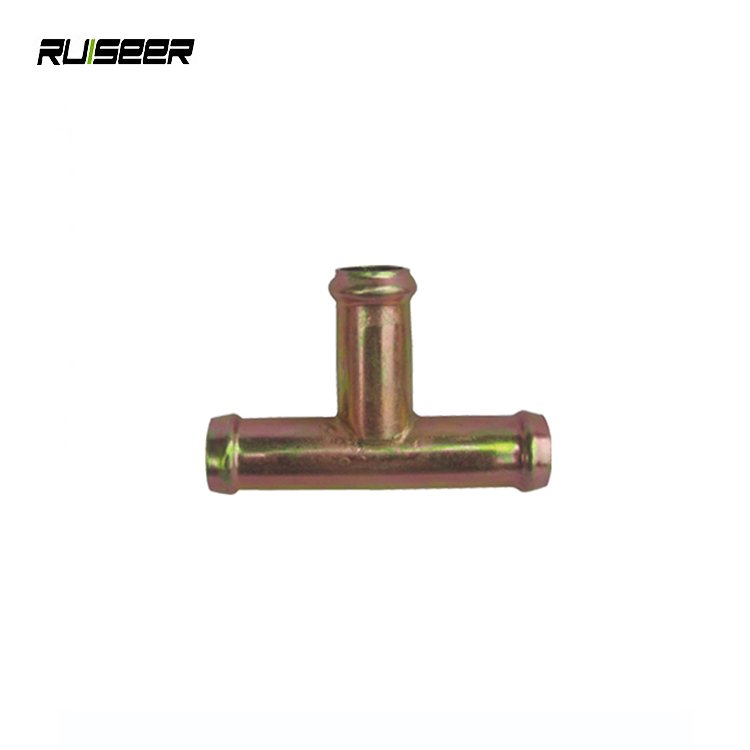 3 Way Tee Steel Pipe Fitting carbon Steel Ferrul Car Clip Fasteners Carbon Steel Pipe 6mm 8mm
