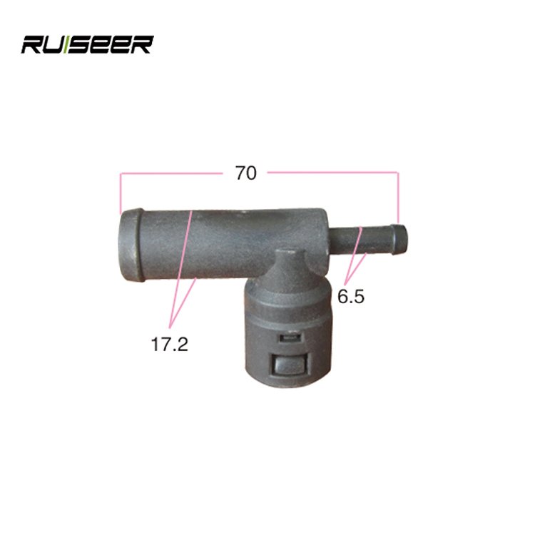 3 Way Tee Steel Pipe Fitting carbon Steel Ferrul Car Clip Fasteners Carbon Steel Pipe 6mm 8mm
