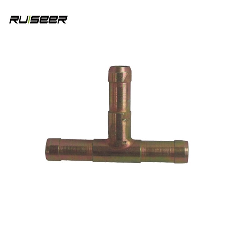 3 Way Tee Steel Pipe Fitting carbon Steel Ferrul Car Clip Fasteners Carbon Steel Pipe 6mm 8mm