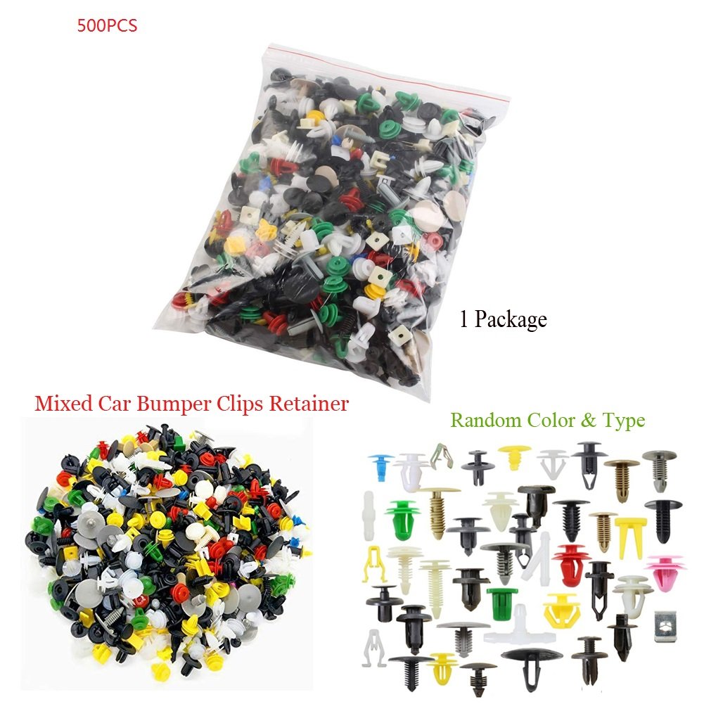 Universal Mixed Auto Fastener Car Bumper Clips Retainer Car Fastener Rivet Door Panel Liner For All Car