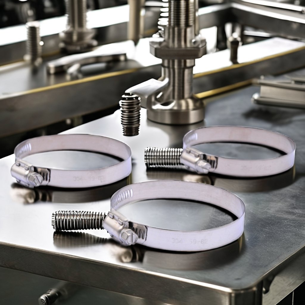 Professional Supply American Buckle Stainless Steel Tightened Pipe Clamp Customizable OEM Support