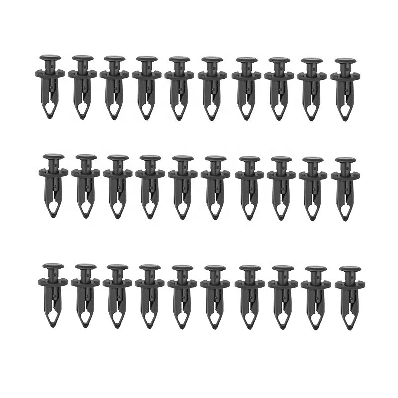 Factory Direct Supply 190 Pcs 6 Pcs Car Fastener Clips Hybrid Car Clip Retainer Rivet Door Panel Bumper Fender Trim Car Snap