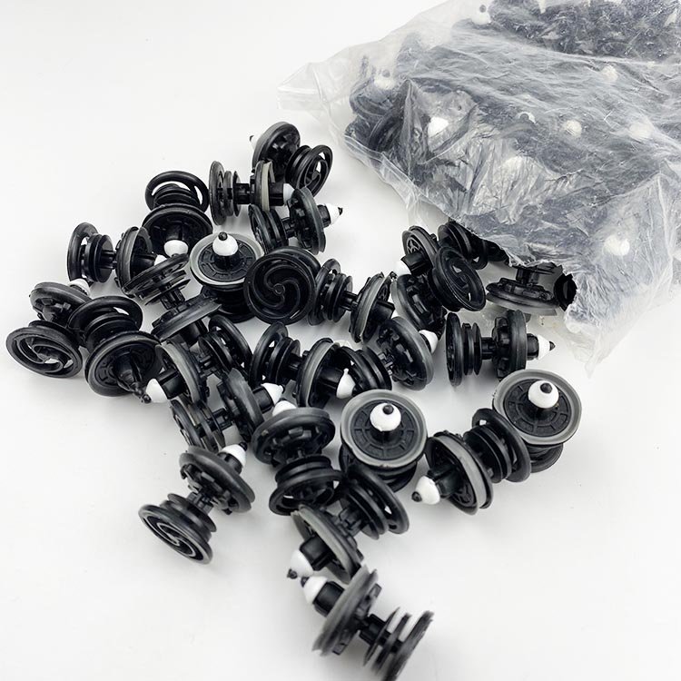 Black White Auto Clips Door Trim Panel Push in Retainer Clip Auto Door Panel Trim Fastener Rivet