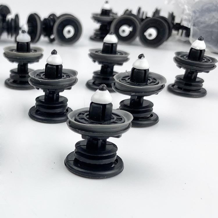 Black White Auto Clips Door Trim Panel Push in Retainer Clip Auto Door Panel Trim Fastener Rivet