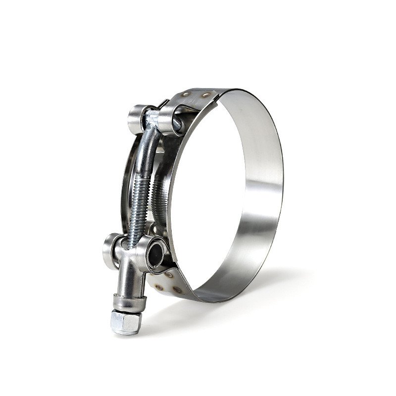 Stainless Steel Turbo Clamp T-Bolt Hose Clamps Reinforcement Spring for Pipes High Quality Pipe Clamps