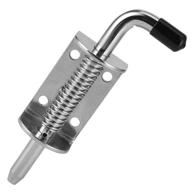 Stainless steel spring bolt/trailer van truck door drawer lock latch bolt lock auto parts