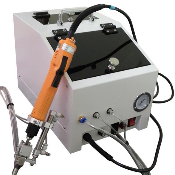 Handheld screw feeder machine with screwdriver