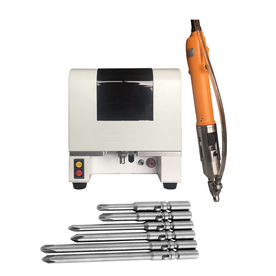 Handheld screw feeder machine with screwdriver