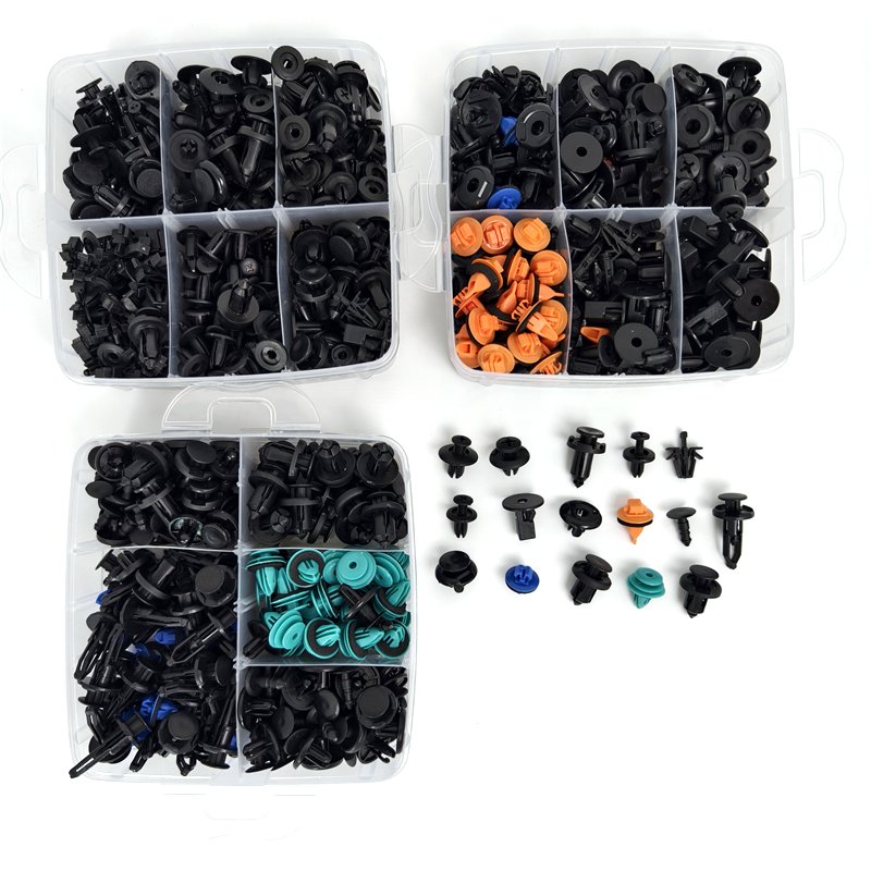 635Pcs Mixed Car Push Retainer Clips & Auto Fasteners Assortment 22 Most Popular Sizes Clips With Tools Set Bumper Fender Rivets