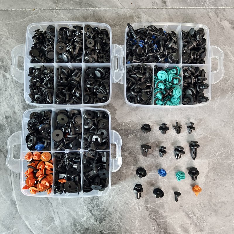 635Pcs Mixed Car Push Retainer Clips & Auto Fasteners Assortment 22 Most Popular Sizes Clips With Tools Set Bumper Fender Rivets