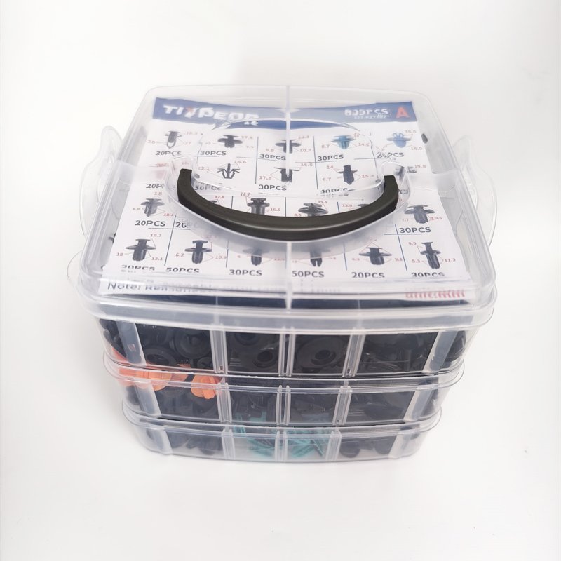 635Pcs Mixed Car Push Retainer Clips & Auto Fasteners Assortment 22 Most Popular Sizes Clips With Tools Set Bumper Fender Rivets