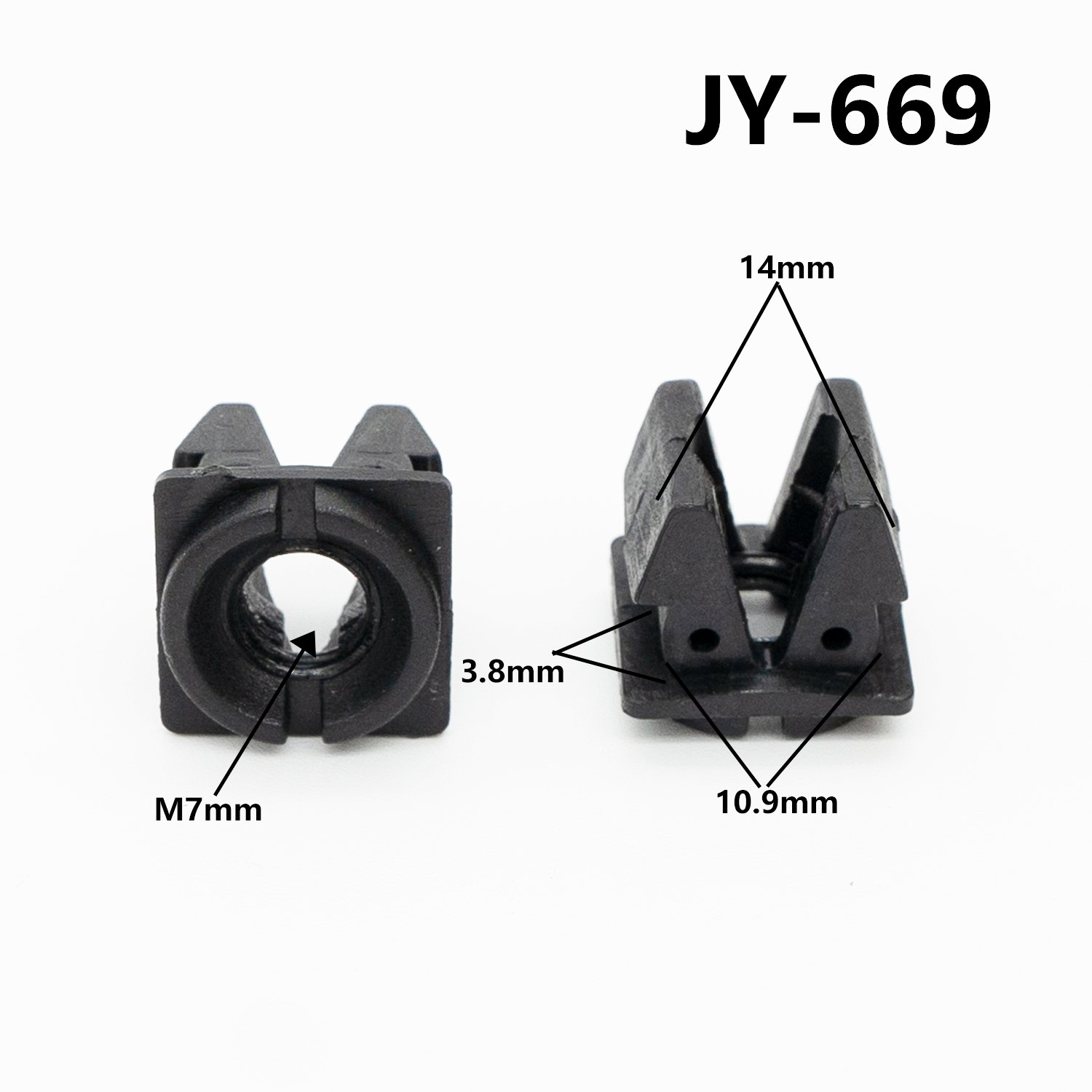 High Quality Car headlight M7 Adjusting Rod Screw Connect Nylon clips