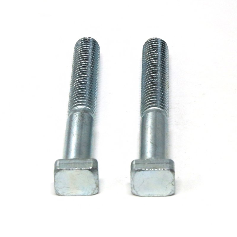 304 Stainless Steel Square Bolt Fastener Supplier T Head Bolt M 6 M8 M10 M12
