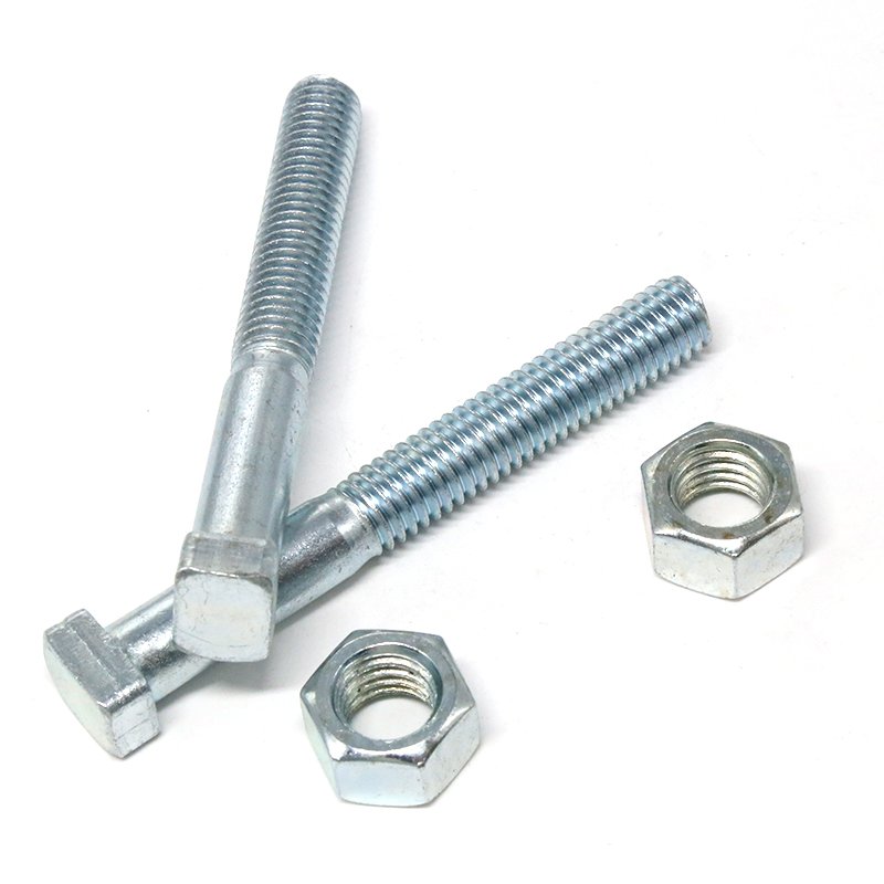 304 Stainless Steel Square Bolt Fastener Supplier T Head Bolt M 6 M8 M10 M12