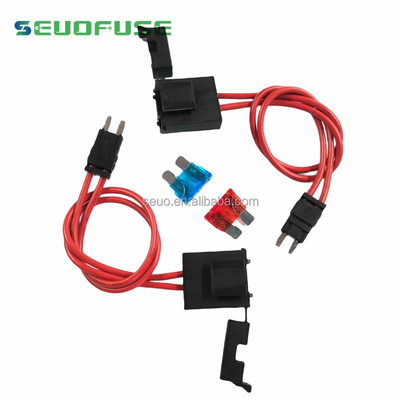 High Quality ACC blade fuse holder Standard Mini Car auto fuse Holder Adapter plug fuse wire